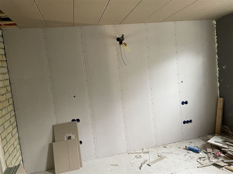 Voorzetwand met verlaagd plafond, Nuenen